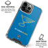 NHL St. Louis Blues Distressed iPhone 15 Pro Clear Case
